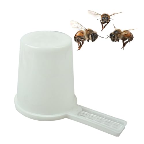 Supvox Bienenfütterer für den Stockeingang - 17cm Bienentränke aus robustem Kunststoff - Imkerzubehör zur sicheren Fütterung ohne Öffnen des Bienenstocks - Transparentes Design für Füllstandskontroll
