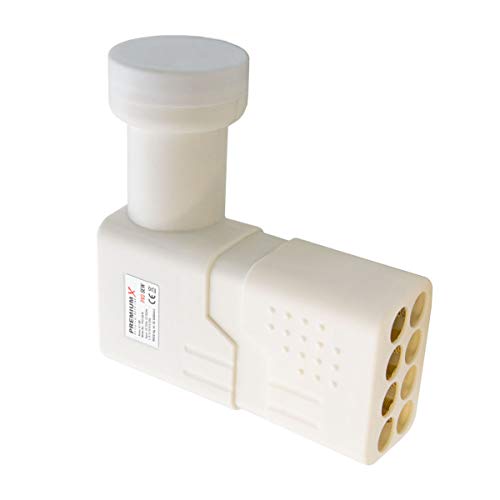 image for PremiumX Octo LNB White Direct Connection 8 Participant Receiver Satel