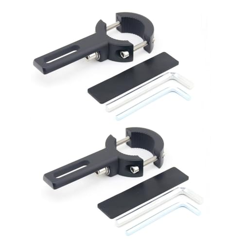 RESFNSE 2Pcs Adjustable Motorcycle Headlight Holder Motorcycle Light Bracket Universal Headlight Spotlight Mount Bracket 20-38MM Easy to Use