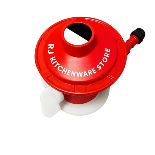 Image of Gas Regulator 2 Gas Clamps ISI Marked No Gas Leakage /Orginal Red Colour Pack of 3 sutable All Gas clyenders All in one Combo Pack Regulator