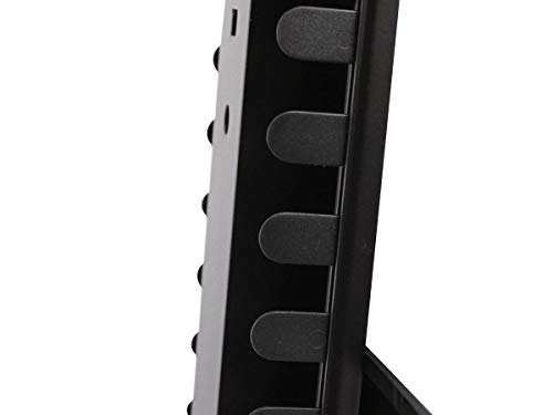 Image of Monoprice 3 Tier Electronic Component Glass Shelf Wall Mount Bracket with Cable Management System