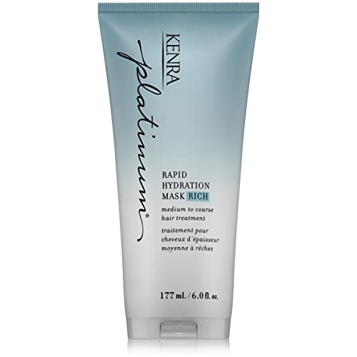 Kenra Platinum Rapid Hydration Mask Rich | Medium To Coarse Hair Treatment | 6 Oz. #TOP9