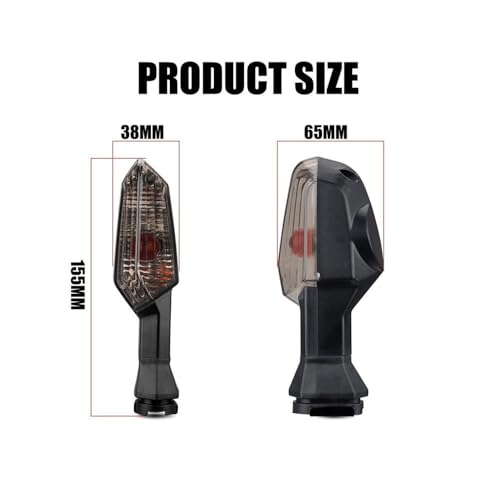 Indicateur pour moto ambre 12V clignotant arrière de rechange - 3