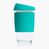 JOCO 16oz Glass Reusable Coffee Cup (Mint)