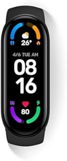Xiaomi Mi Smart Band 6, Fitness- & Aktivitätstracker (1,56 AMOLED Display, 30 Trainings Modi, SpO2 tracking, Schlaf- und Pulsüberwachung, 14 Tage Batterielaufzeit, 5ATM Wassergeschützt, Mi Fit App)