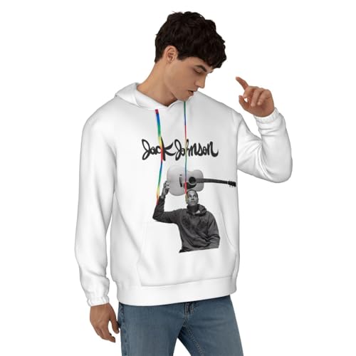 Jack Music Johnson Men's Hoodies Long Sleeve Sweatshirt Drawstring Print Pullover Sweatshirt With Pocket4