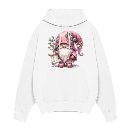 Christmas Hoodies for Men Novelty Funny Santa Xmas Hoodie Ugly Christmas Sweatshirts Graphic Pullover Tops Loose Shirts