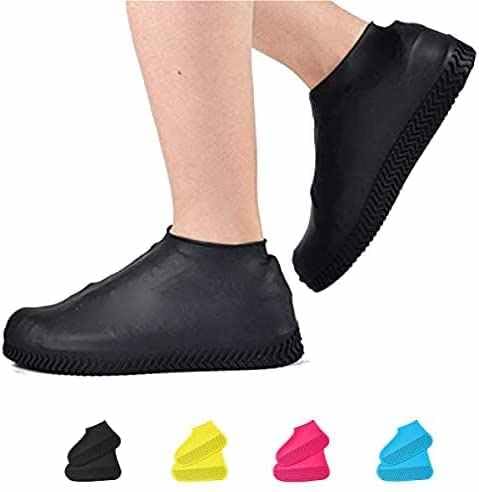HETANSH ICON (1Pair) Silicone Rubber Rain Shoe Cover, Reusable Rain Shoe Cover Silicone Magic Shoe Running Cover Work Rubber Protector, Non-Slip Shoes. (Large) (Black) (B0C7LT7JQX) Amazon Price History, Amazon Price Tracker