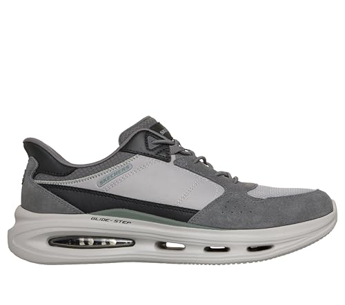 Skechers Homme Sloan REMMING Baskets Gray SuedeMeshSynthetic - vue 7