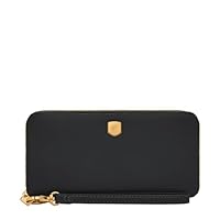 Fossil Women's Black Leather Lennox Clutch