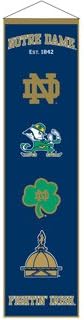 Notre Dame Fighting Irish Wool 8"x32" Heritage Banner