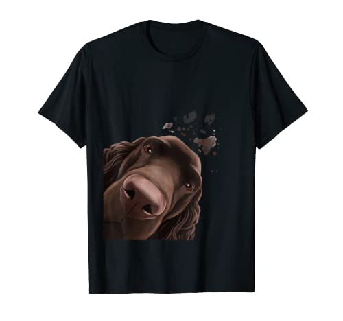 Funny Curious Dog Field Spaniel Men Women Kids T-Shirt