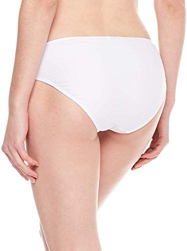 Ocean Blues Women'S White Strappy Bikini Bottom Basic Bathing Suit Size Medium thumb #4