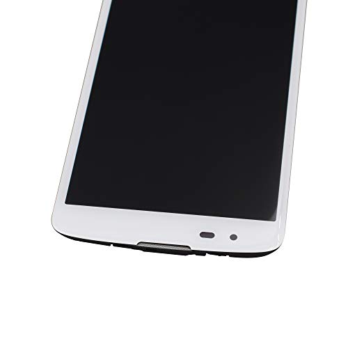 Image of LCD Digitizer Assembly with Front Housing for LG K8 Phoenix 2 K350N(White)
