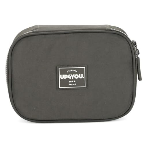 Estojo Box Escolar Up4you cinza - Luxcel