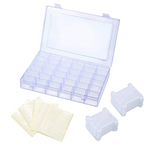 Kit de couture anti-nœuds avec carte de bobinage et boîte de rangement - 2
