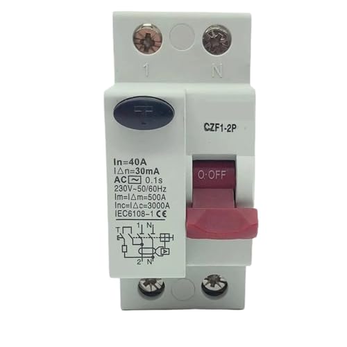 Disjoncteur différentiel CC Type B 6KA haute sensibilité sur rail DIN