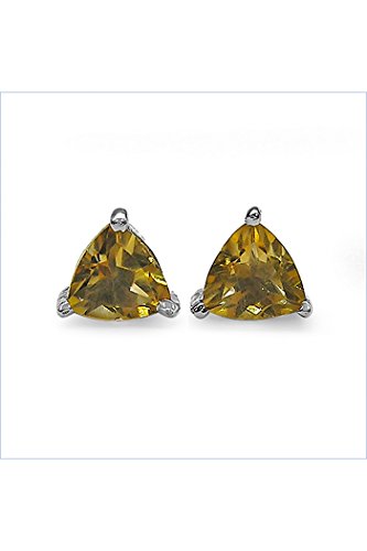 Preisvergleich Produktbild Silvancé - Damenschmuck Schmuckset - 925 Silber, rhodiniert - echter Edelstein: Citrin E1288-P2760C