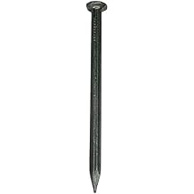 2- Fluted Hardened Concrete Masonry nails High strength Cut Carbon steel pointed nails for, cinder block, concrete walls, cement board - 2 in 50mm Length - Nail Qty 100