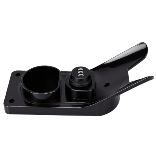 Soporte de pared para cargador EV bloqueable fabricado en plástico PC negro de alta resistencia 2