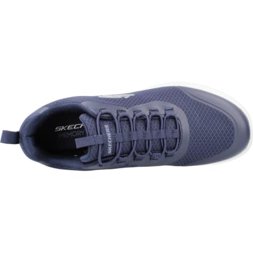 Skechers Homme 894133 NVY Basket, Navy Mesh/Synthetic/Trim, 42 EU