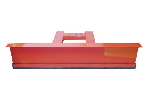 Schneepflug Räumschild Schneeschild Schneeschieber für Gabelstapler 90° gekantet Farbe Rot 150 x 40 cm