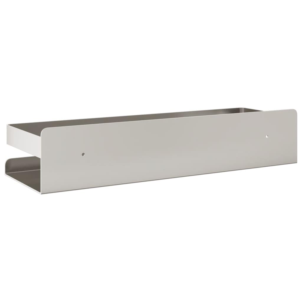Półka prysznicowa 30 x 10 x 6 cm, ze szczotkowanej stali nierdzewnej 304, samoprzylepna lub montowana za pomocą śrub, caddy pod prysznic na szampon i mydło, wszechstronne zastosowanie w