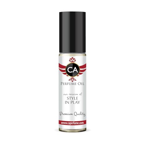 CA Perfume Impression of Style In Play for Men Fragrance Oil Woody Floral Musk Scent Long Lasting Cologne for Men Travel Size TSA Ready Mini Parfum Body Oil Roll-on 0.33 Fl Oz 10ml