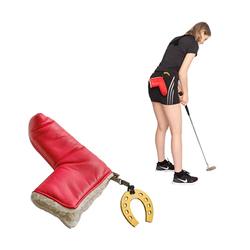 SelfieTotem Putter Head Cover Keeper Clip on Leash for Secure Golf Luxury Accessories | Stop Losing, Experience Lucky Horseshoes