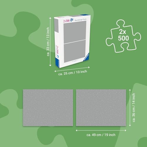 Ravensburger - Puzzle Gattini, 2X500 Pezzi, Puzzle Adulti - 6