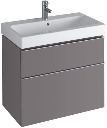 Preisvergleich Produktbild Keramag iCon Waschtischunterschrank 840377 740x620x477 mm, Platin Hochglanz