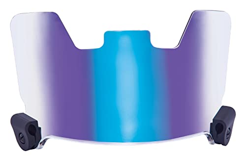 Unique Sports Clear View Football Helmet Eye Shield, Blue