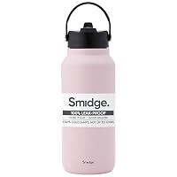 Smidge Edelstahl-Wasserflasche 500 Ml – Isoliert, Auslaufsicher, BPA-frei, In Winterhimmel (blau), Nur 245 G Leicht