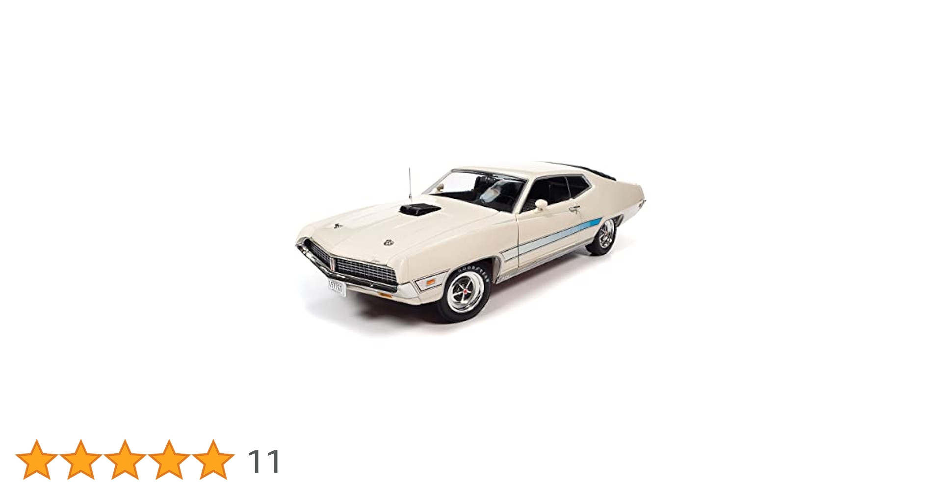フォード トリノ GT 1971 1/18 Auto World 1971 Ford Torino GT White 