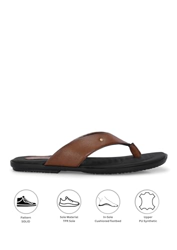 Image of San Frissco Men's Sandal Summer Chappal with Sturdy Grip | Ultra Soft Lightweight Durable Chappal for Outdoor Use | Festive Ethnic Wedding Slip on Slippers for Men