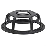 Spelonify Lautsprecherkorb aus Aluminiumguss, 7,6 cm, 16,5 cm, 20,3 cm, Subwoofer, schwarze sandgestrahlte Oberfläche, Woofer-Montagehalterung, vibrationsdämpfender Rahmen, DIY-Reparaturteile und