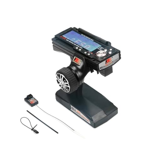 BEYEE FS-GT3B 3-Channel RC System 2.4Ghz Radio Control Transmitter with FS-GR3E Receiver for RC Car...