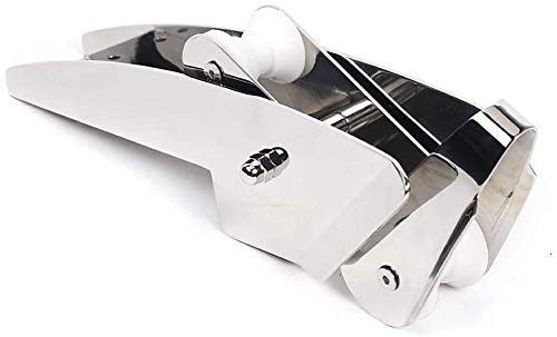 Isure Marine Aisi 316 Stainless Steel Hinged Self-Launching Bow Anchor Roller With Pivoting Dual-Roller 16.5'' For Marine Yacht Docking Accessories #TOP7