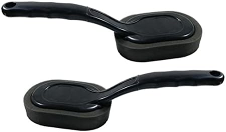 Tire Shine Brush,High-Density Polyester Cotton Car Wax Brush | Tire Shine Applicator Water Absorption Tire Dressing Applicator Sponge Brush with Long Handle Proidl