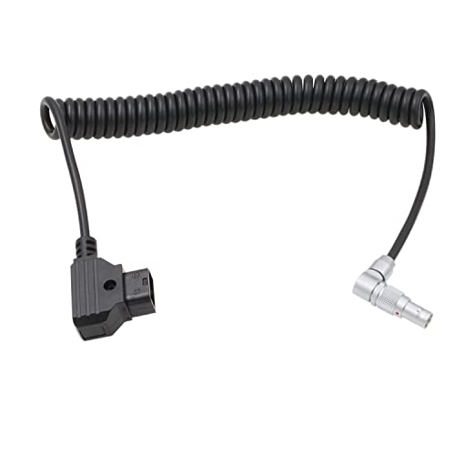 Cable V-mount D-tap a 2 pines para Z CAM E2 en espiral ajustable 3