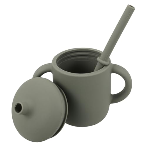 ANDRESLAD Trinkbecher Kinder Trainingsbecher Für Kleinkinder 150 Ml Auslaufsicherer Strohbecher Verschiedenen Ideal Für Milchgetränke Den Unterwegs