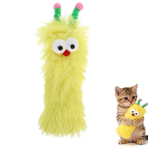 Image of Cat Toy, Cat Toys Interactive for Indoor Cats, Pet Accessories Ideal for Kitten Training, Indoor Entertainment and Leisure Play (Yellow)