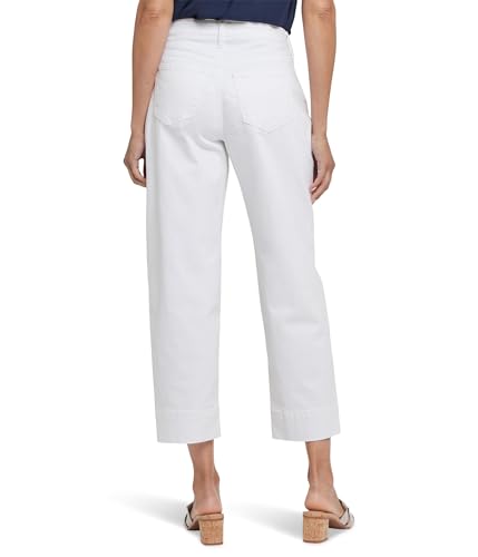 NYDJ Women's Balloon Ankle Jeans in Optic White2