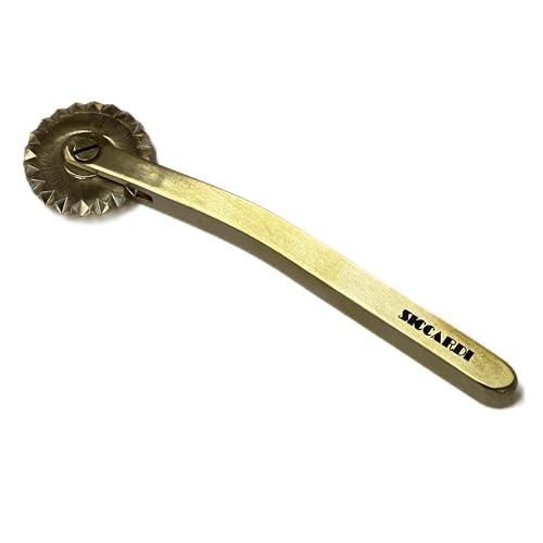 Siccardi Rotella tagliapasta festonata Tutta in Ottone