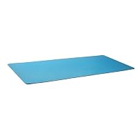 Amazon Basics Trainings-/Yogamatte mit Tragegurt, 0.6 cm dick, aus thermoplastischem Elastomer (TPE), Aqua – Ansicht 5