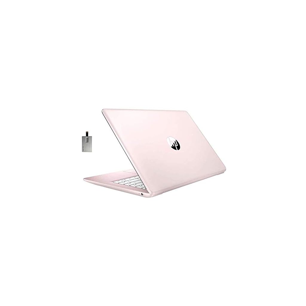 HP-2021-Stream-14-HD-SVA-Laptop-Computer-Intel-Celeron-N4000-Processor-4GB-RAM-64GB-eMMC-Flash-Memory-Webcam-1-Year-Office-Intel-UHD-Graphics-600-Win-10S-Rose-Pink-32GB-SnowBell-USB-Card