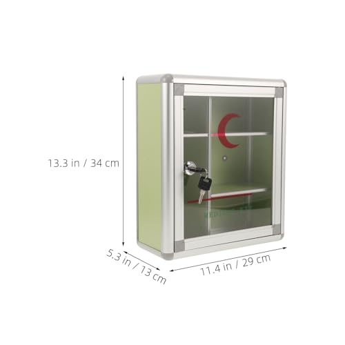 Boîte à remède murale verrouillable pour rangement sécurisé - 4