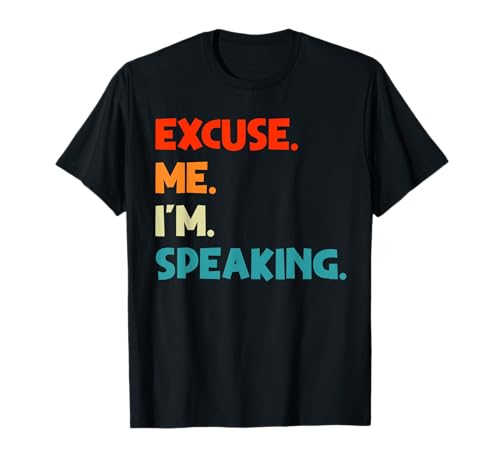 Excuse Me Im Speaking Funny Women, Noël rétro des années 70 T-Shirt