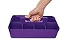 Enjoy Organizer - 8 Compartments DIY Dividers,Large caddy, Multi Purpose, Simple, Portable, Stackable, Modern Solution for School, Office,MADE IN USA (Royal Purple) #1