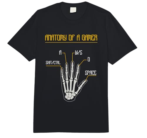 Anatomy of A Gamer T-Shirt